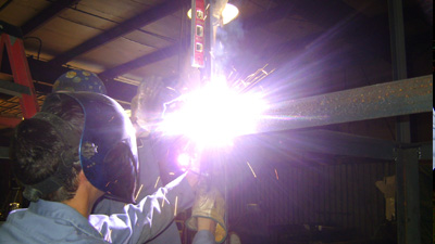Welding by Long's Roofing and Metal Fabrication 